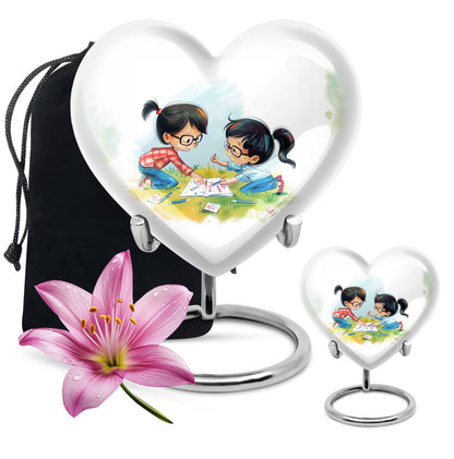 heart-design brother and sister