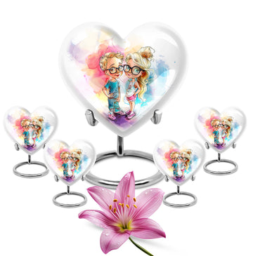 Large Urn with 4 Small Urn