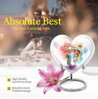  Brother and Sister cremation urn,