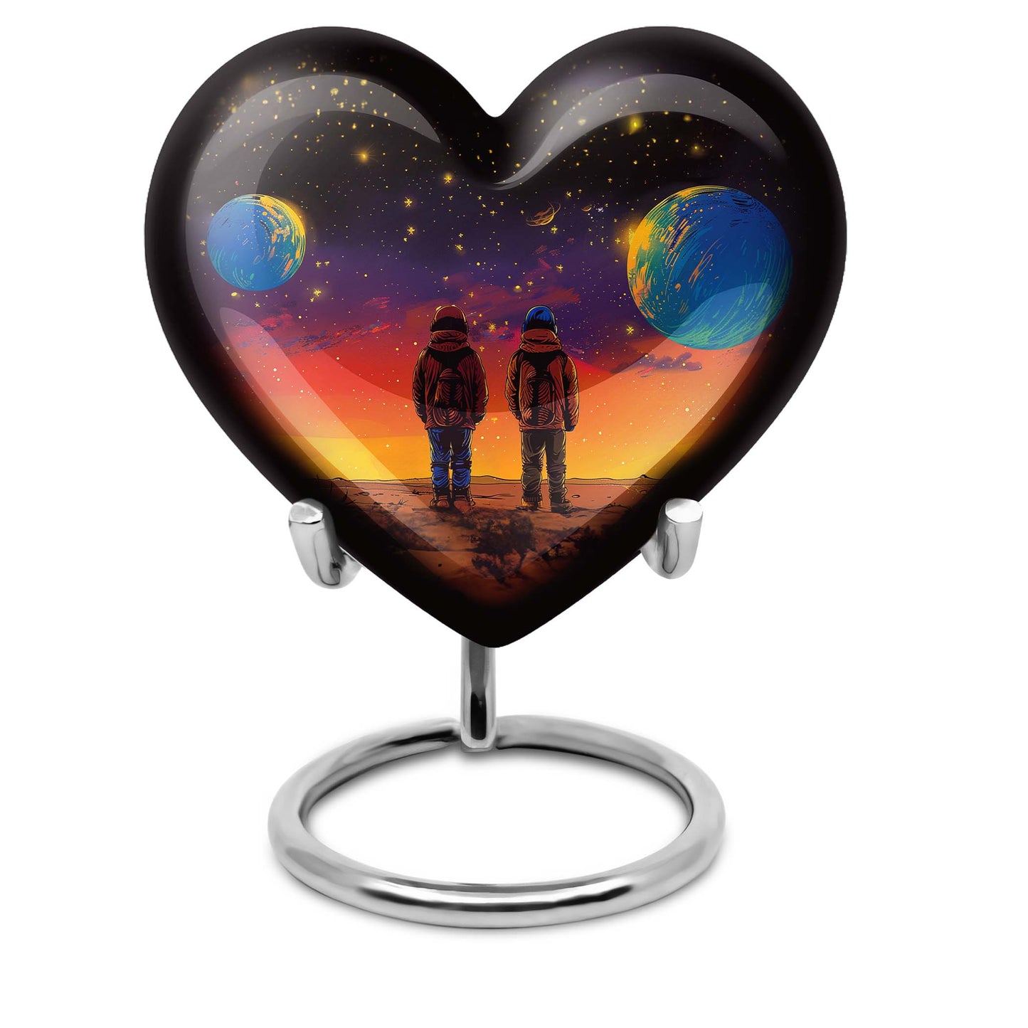 burial ash urn for brother and sister