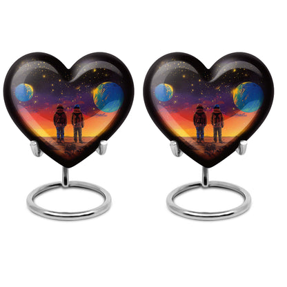 burial ash urn for brother and sister