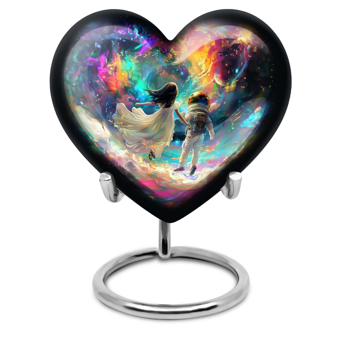  heart urn for brother and sister made from which comes 