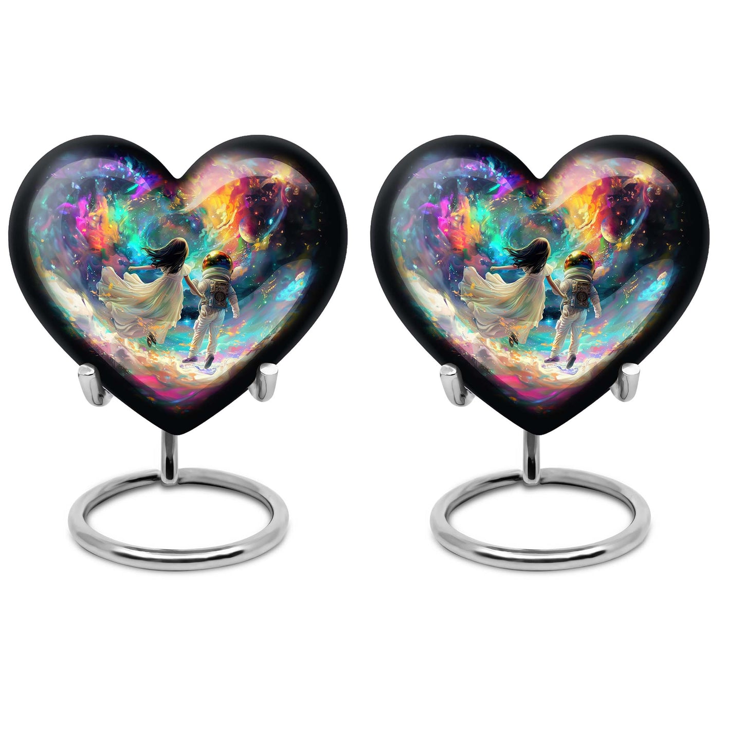  heart urn for brother and sister made from which comes 