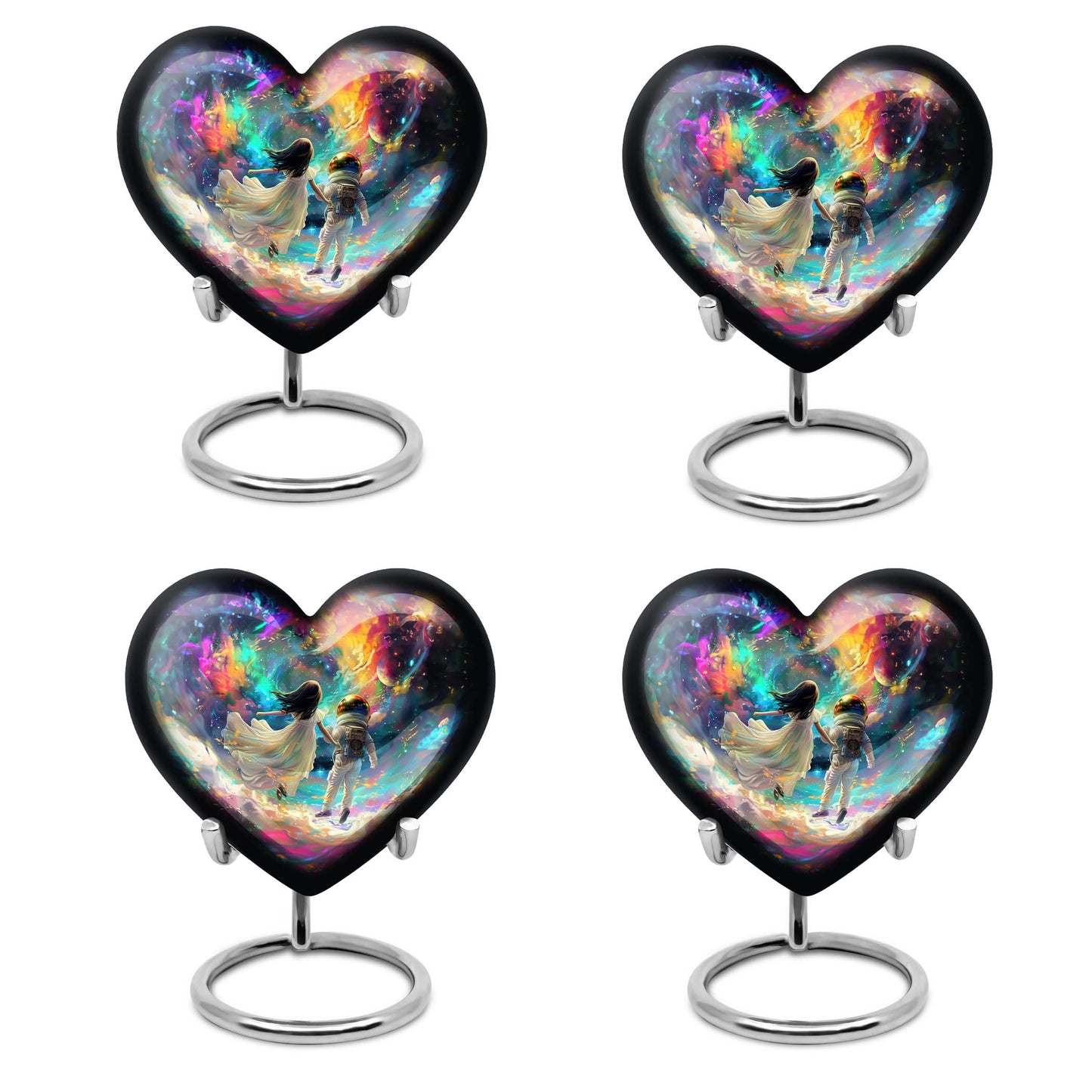  heart urn for brother and sister made from which comes 