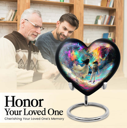  heart urn for brother and sister made from which comes 