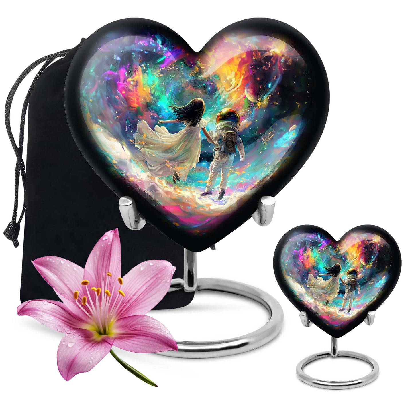  heart urn for brother and sister made from which comes 