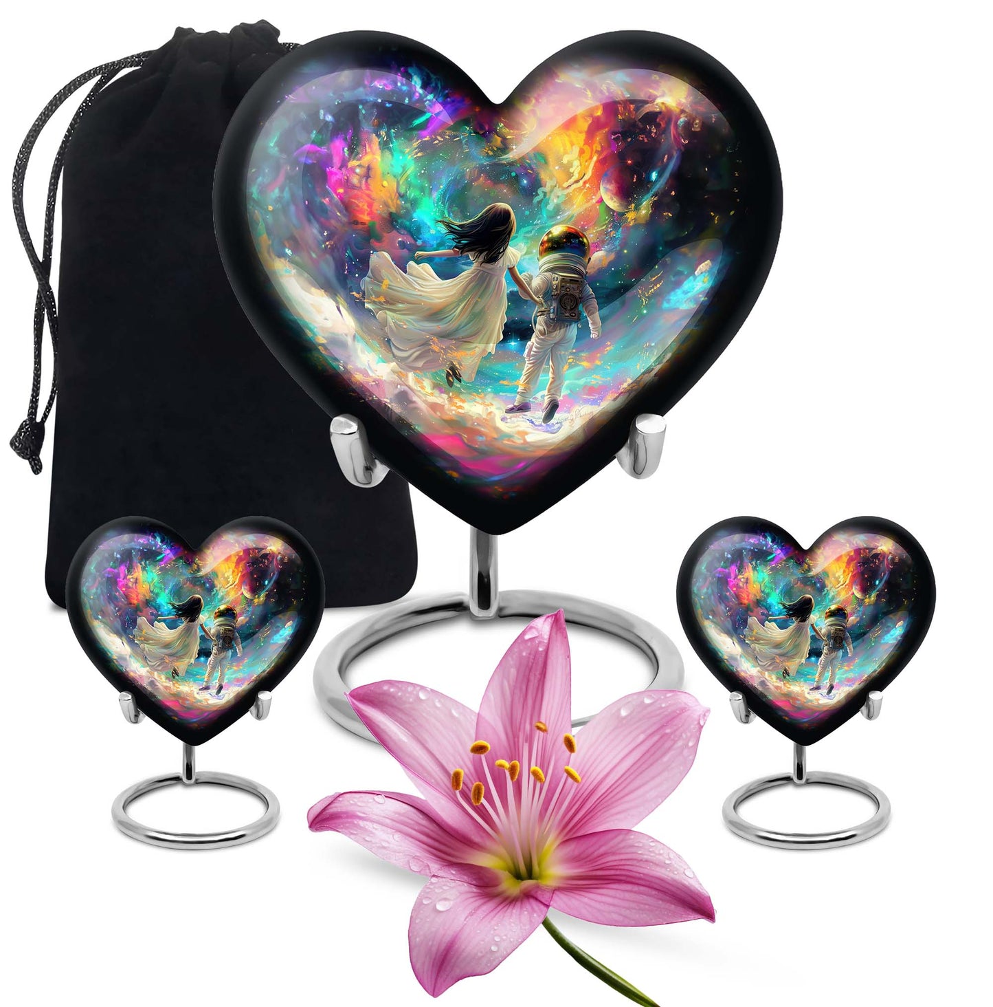  heart urn for brother and sister made from which comes 