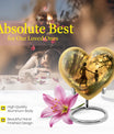 brother and sister heart-shaped cremation urn