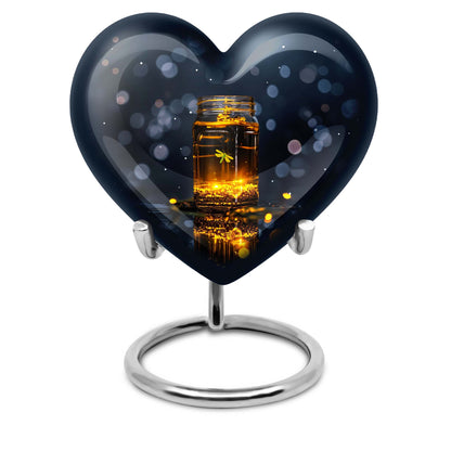 heart shaped honey pot urn