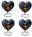 heart shaped honey pot urn