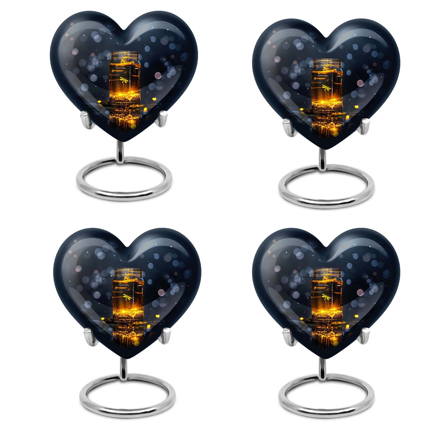 heart shaped honey pot urn