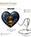 heart shaped honey pot urn