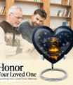heart shaped honey pot urn