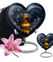 heart shaped honey pot urn