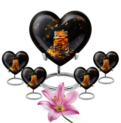 heart-shaped Honey pot Urn