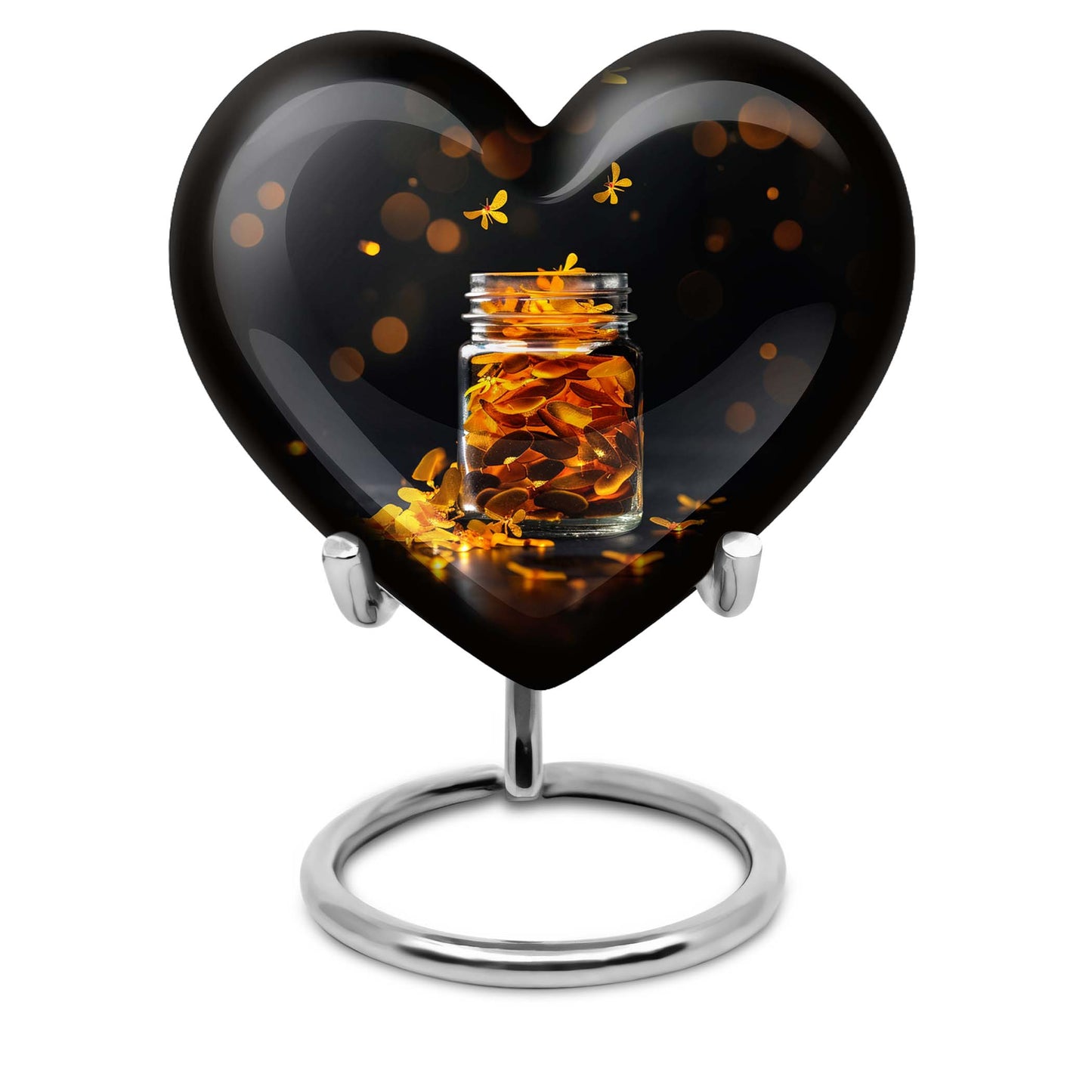 heart-shaped Honey pot Urn