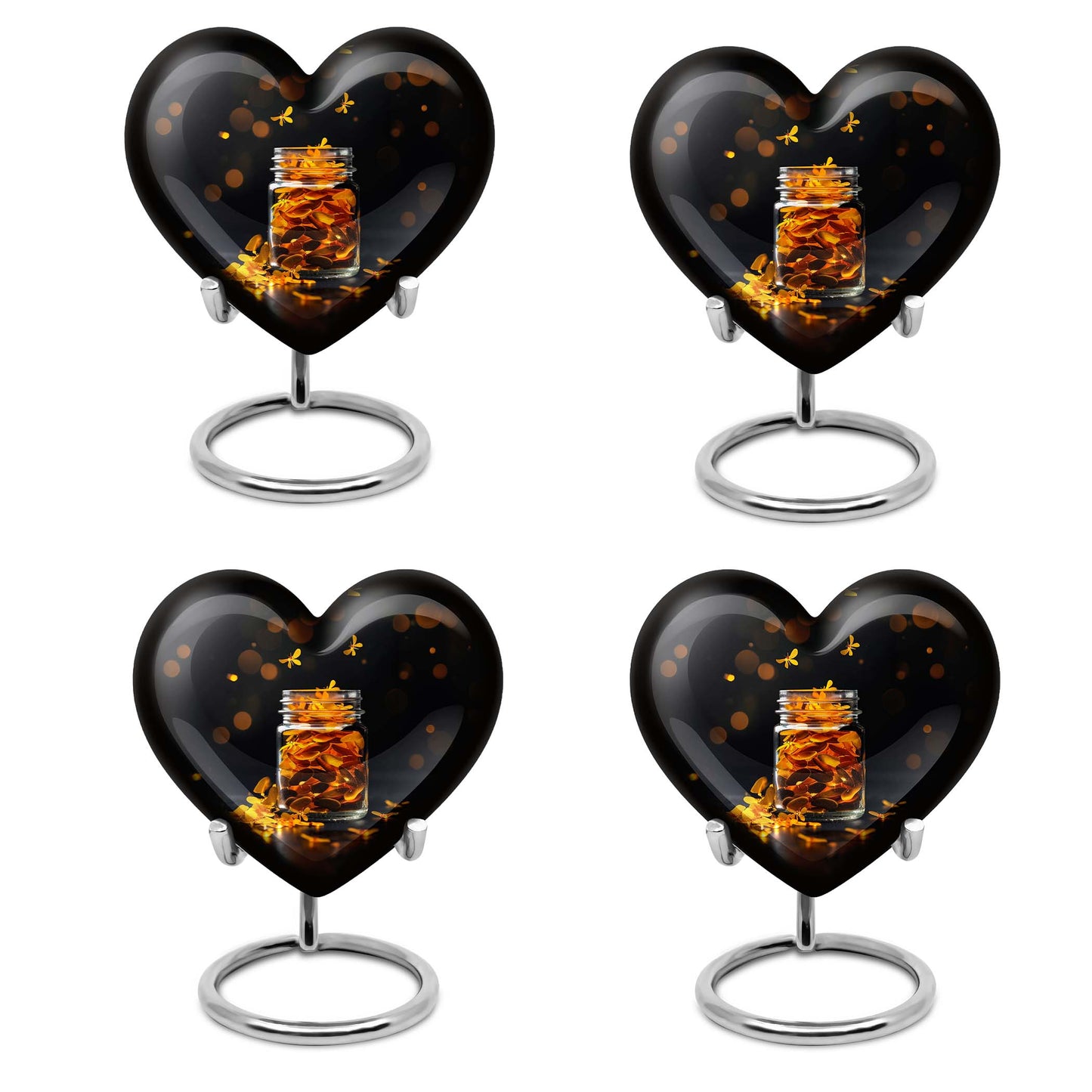 heart-shaped Honey pot Urn
