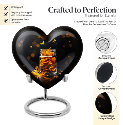 heart-shaped Honey pot Urn