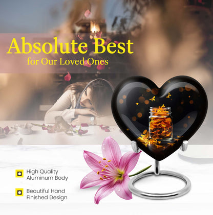 heart-shaped Honey pot Urn