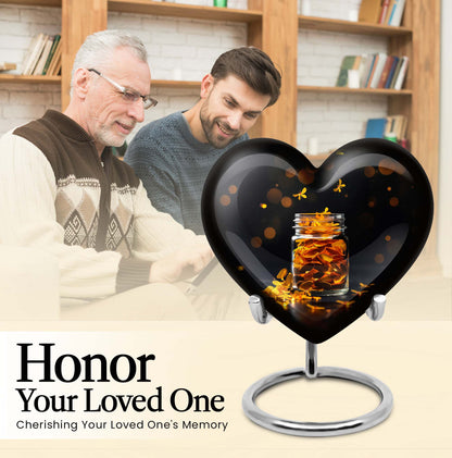 heart-shaped Honey pot Urn