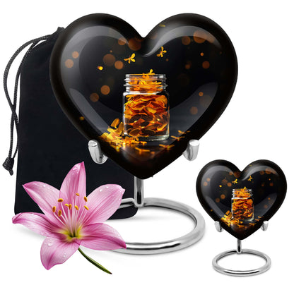 heart-shaped Honey pot Urn