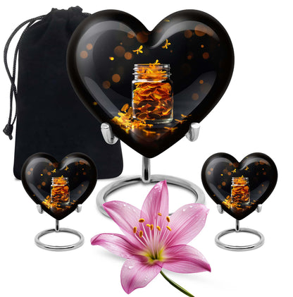 heart-shaped Honey pot Urn