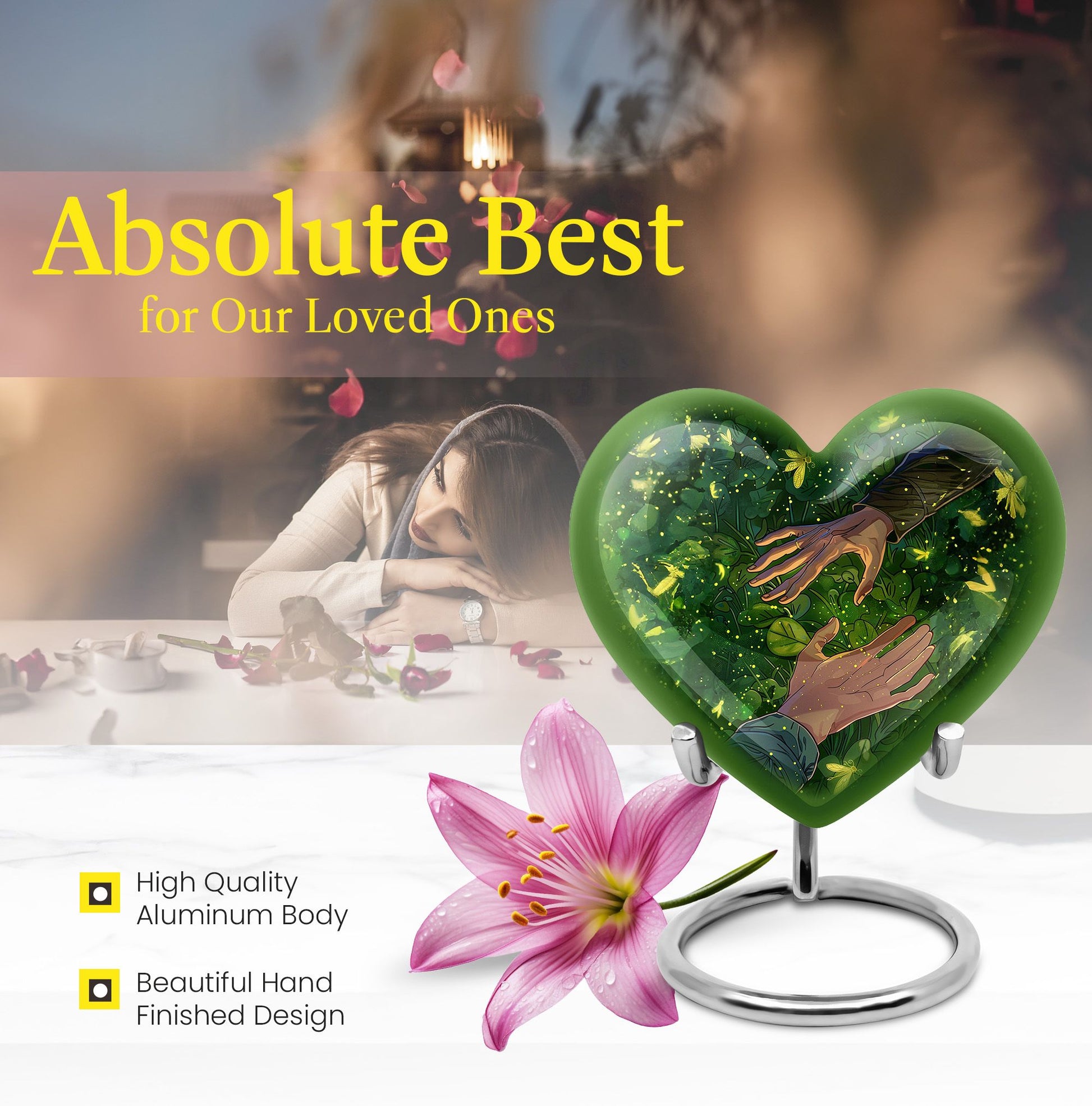  adult burial and cremation urn