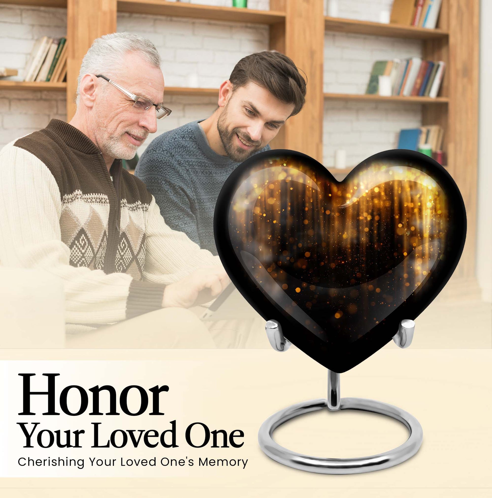 Twilight Forest themed cremation urn