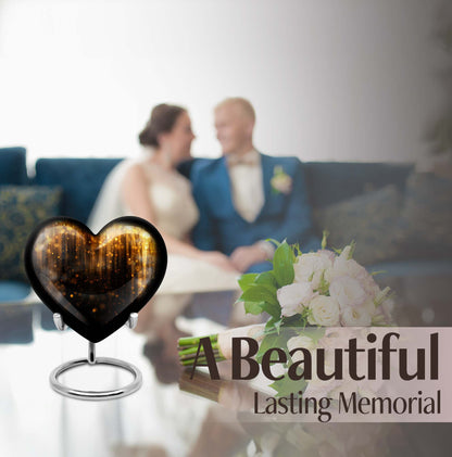 Twilight Forest themed cremation urn