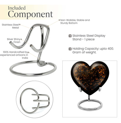 twilight forest heart urn for adult ashes