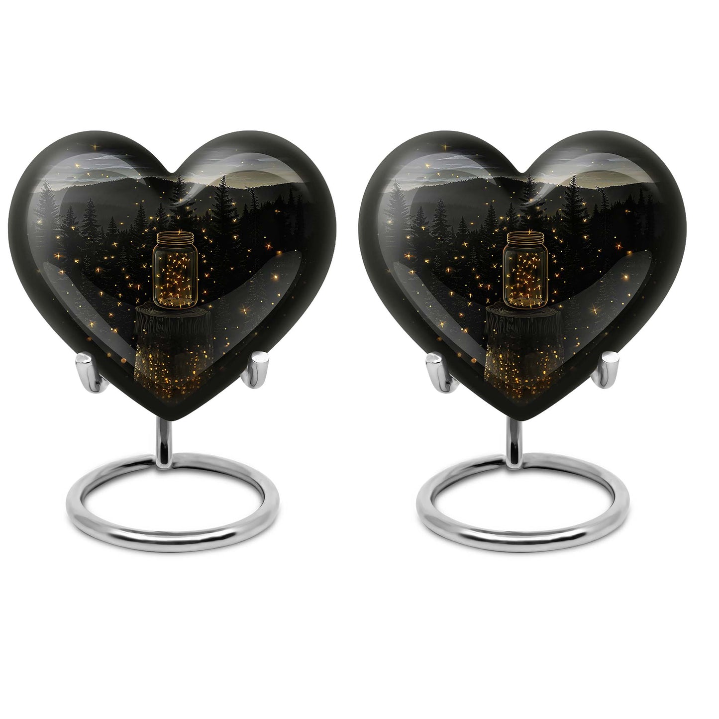 twilight forest heart urn