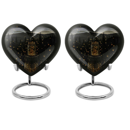 twilight forest heart urn