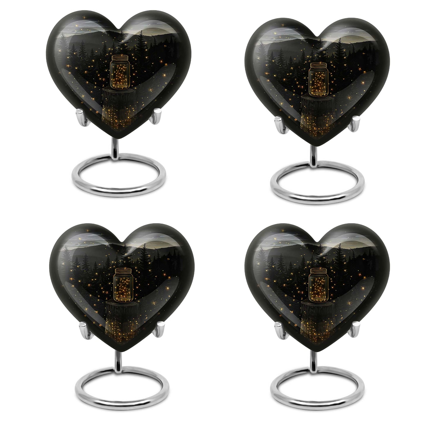 twilight forest heart urn