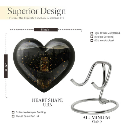 twilight forest heart urn