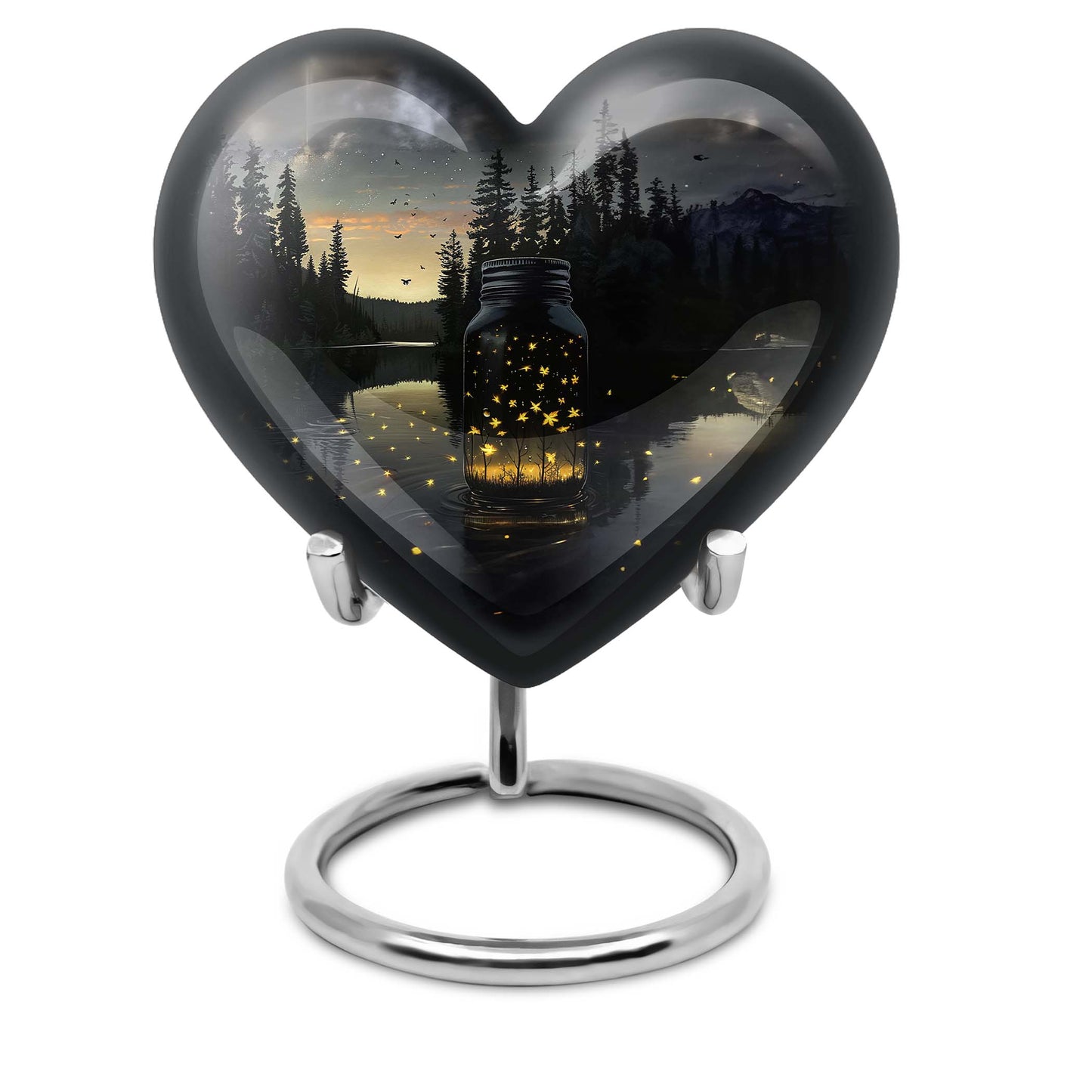 10-inch heart design Honey Pot urn 