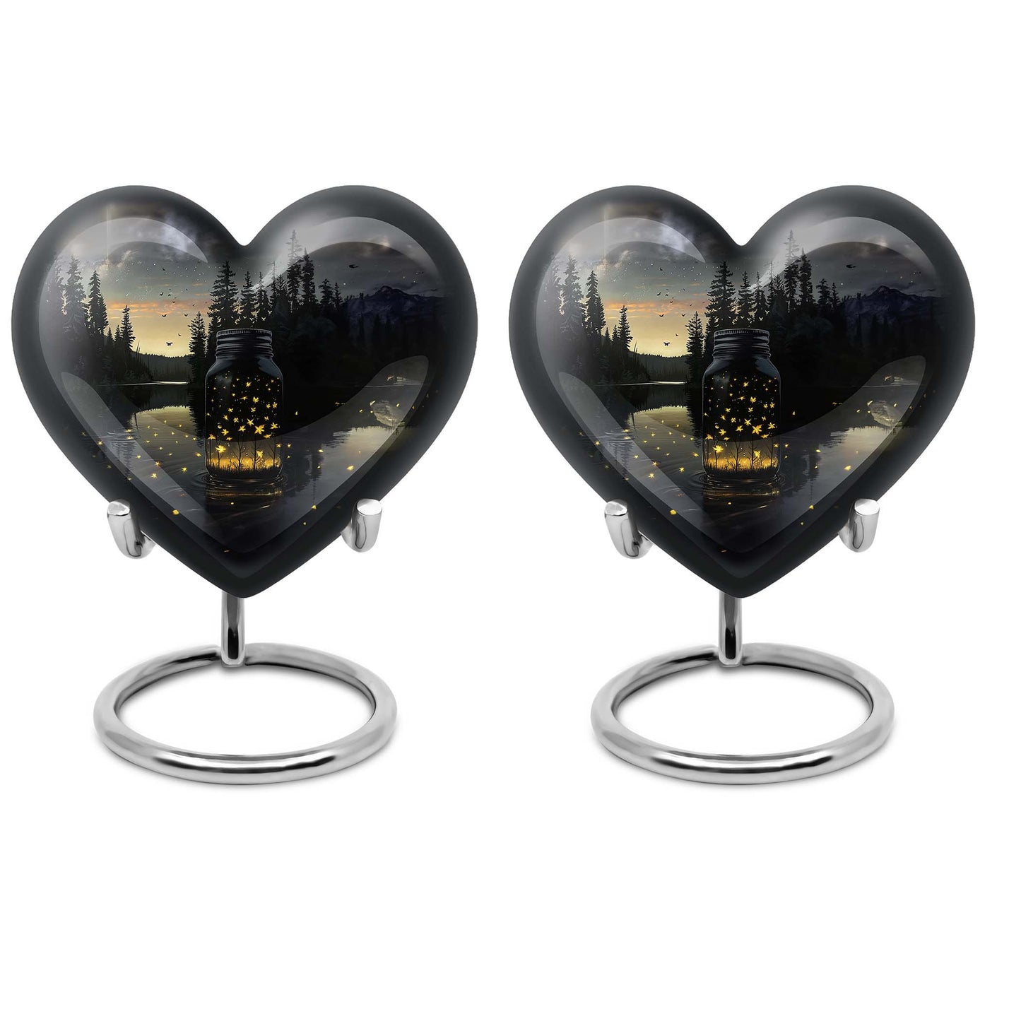 10-inch heart design Honey Pot urn 