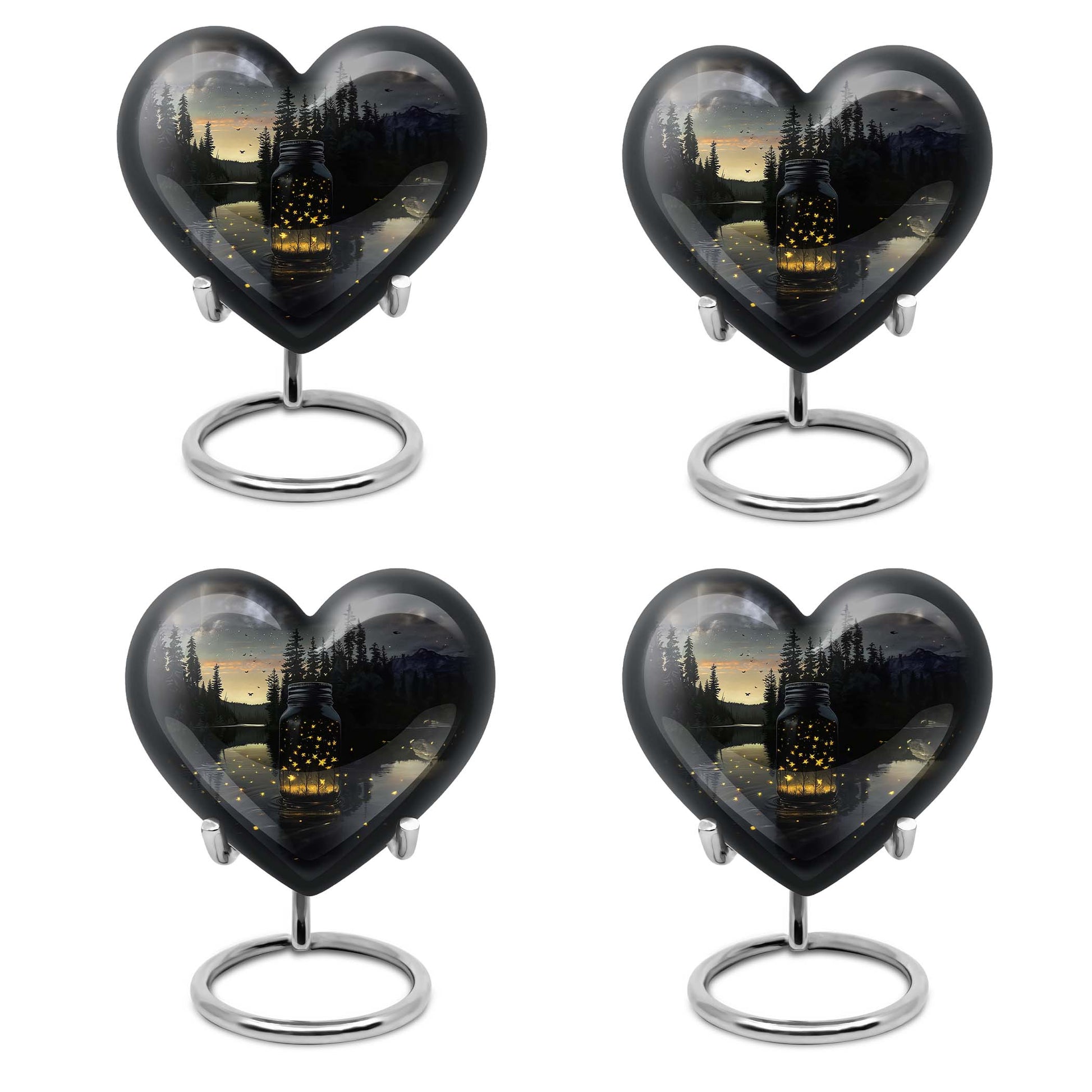 10-inch heart design Honey Pot urn 