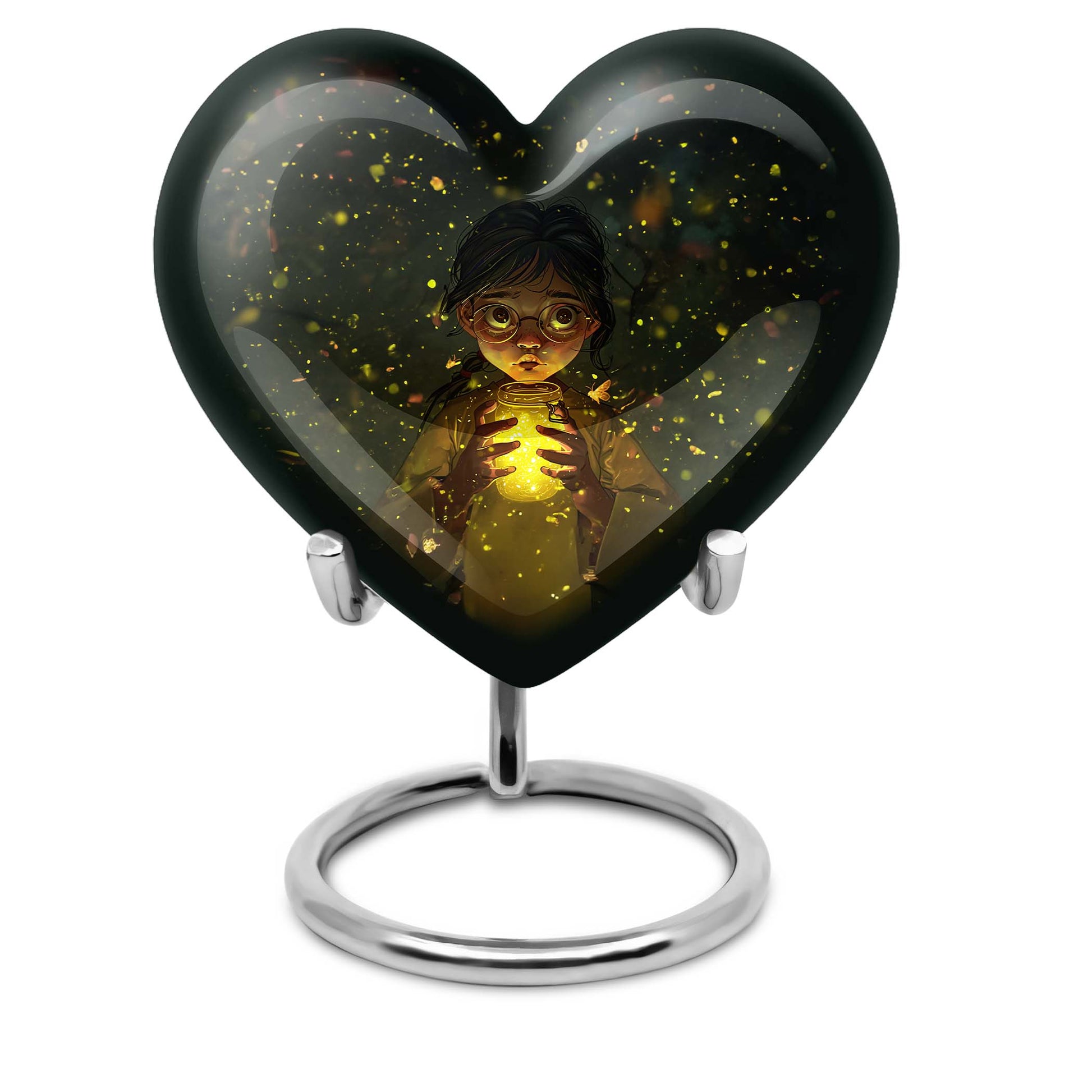  pot urn featuring a heart design