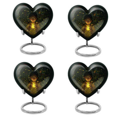  pot urn featuring a heart design