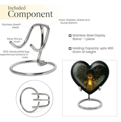  pot urn featuring a heart design