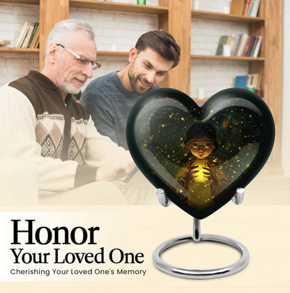 pot urn featuring a heart design
