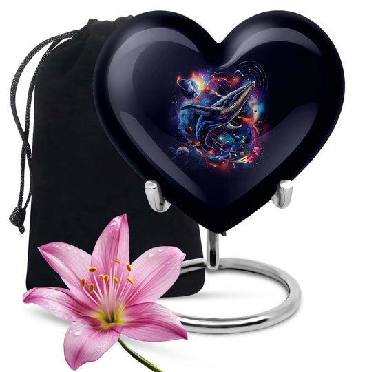 Heart-shaped shark urn