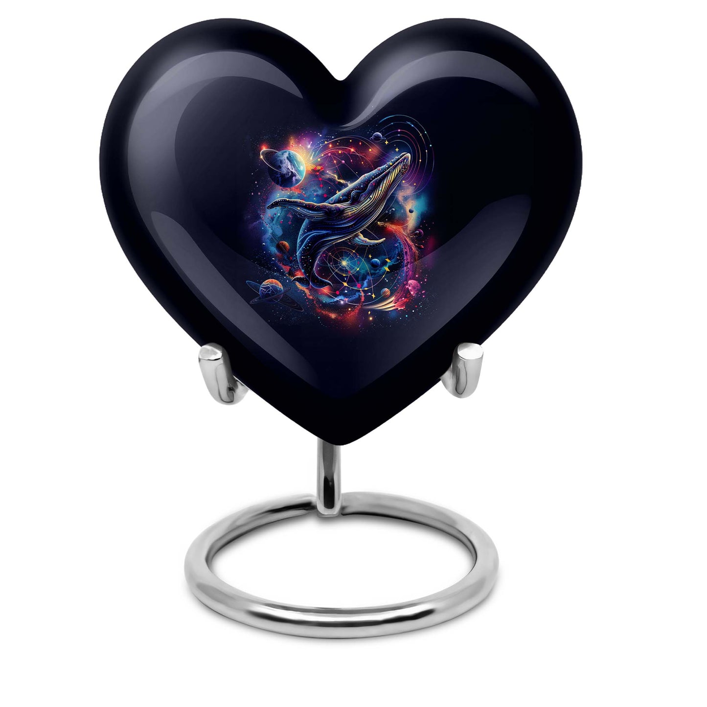 Heart-shaped shark urn