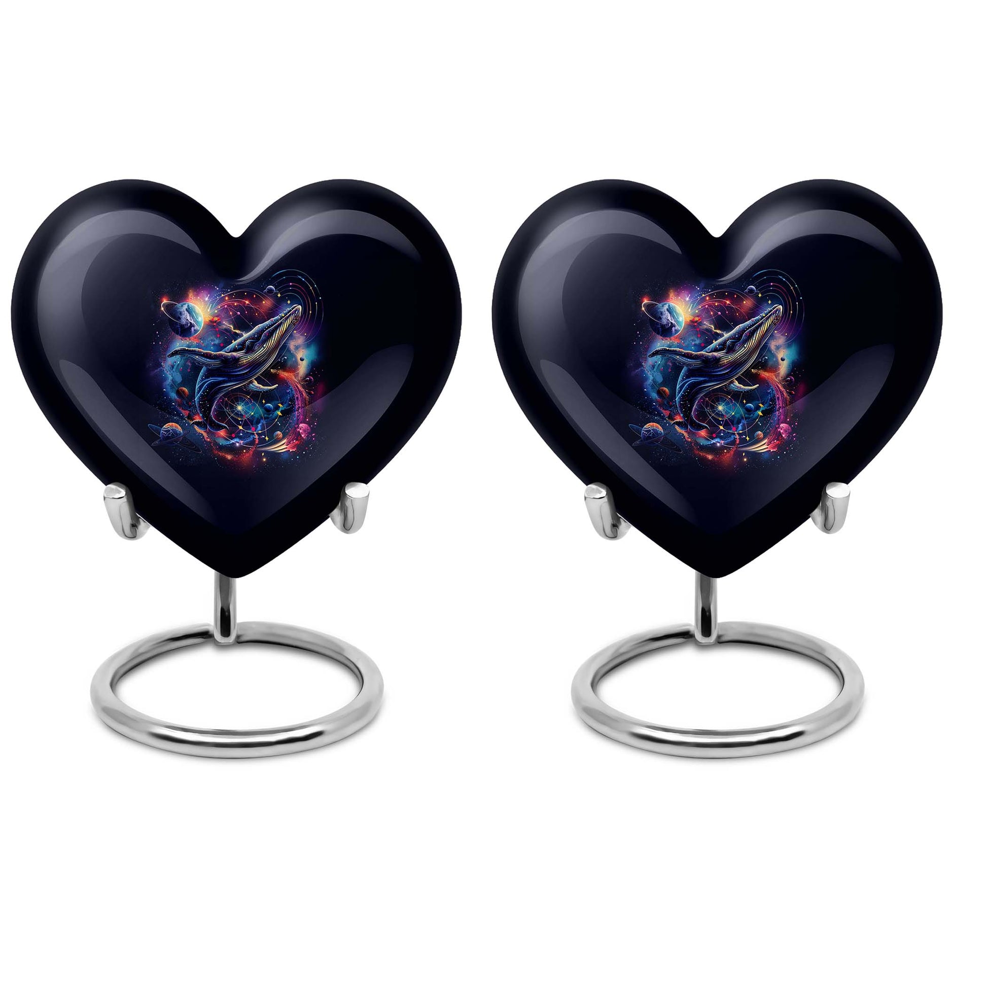 Heart-shaped shark urn