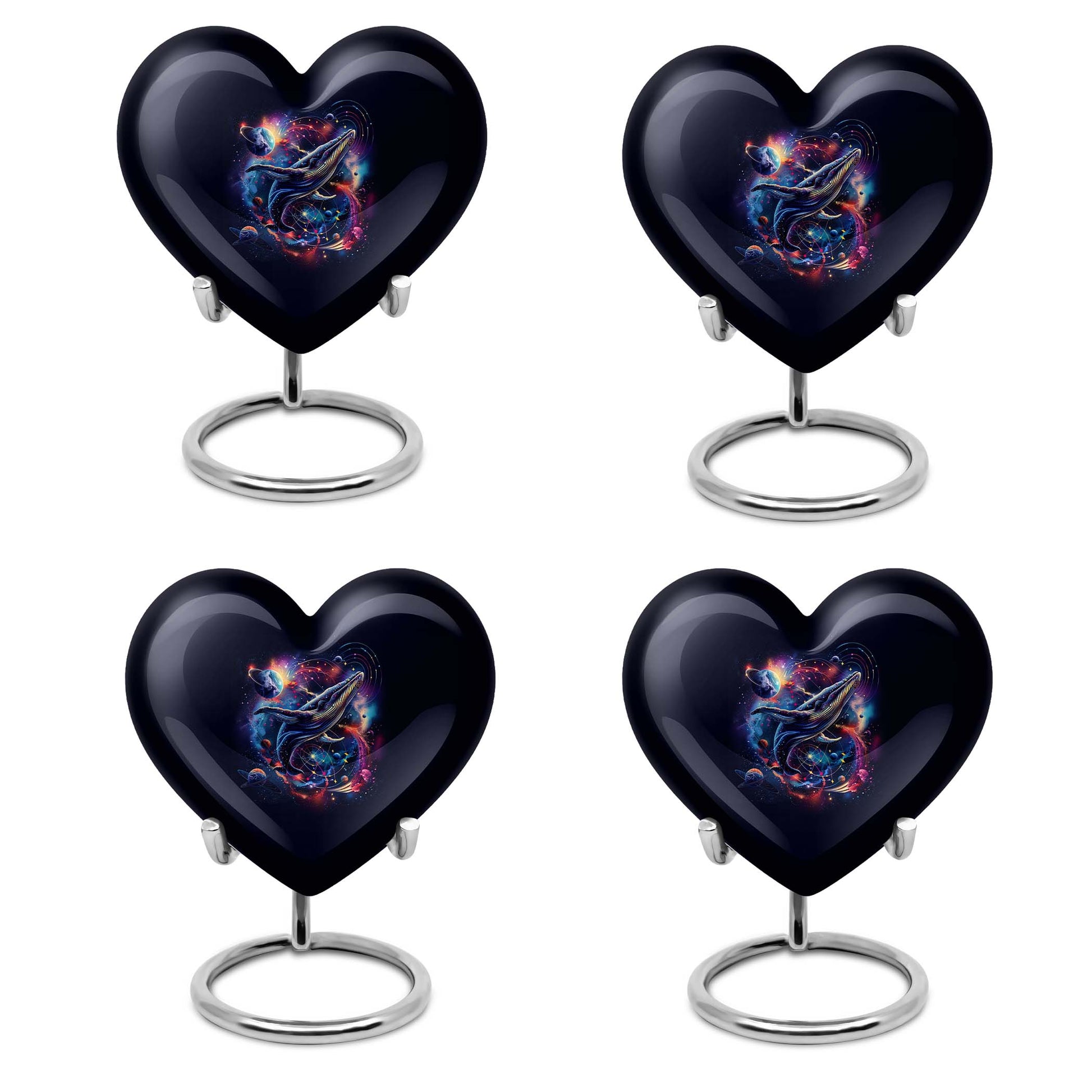 Heart-shaped shark urn