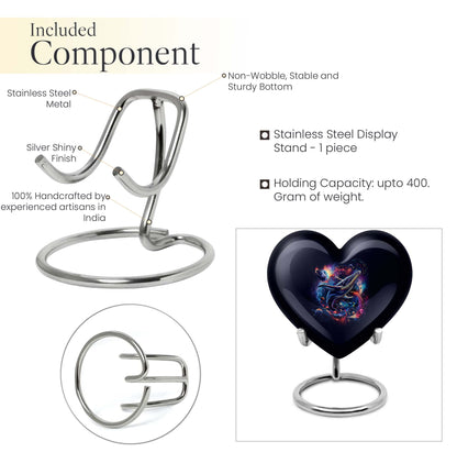 Heart-shaped shark urn