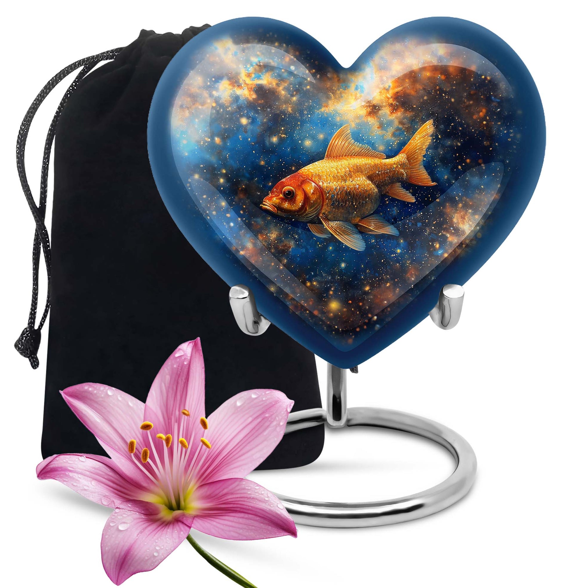 Stained Glass Heart: A Memorial Urn for Adult Males