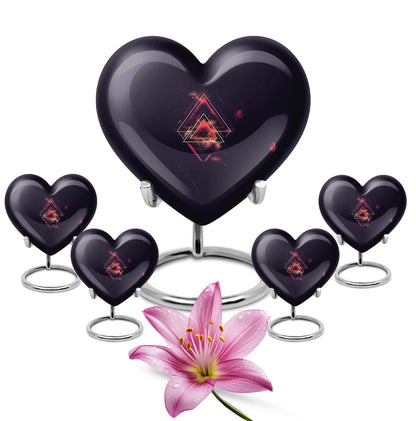 catholic heart urn for human ashes