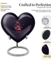 catholic heart urn for human ashes