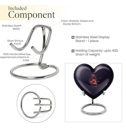catholic heart urn for human ashes